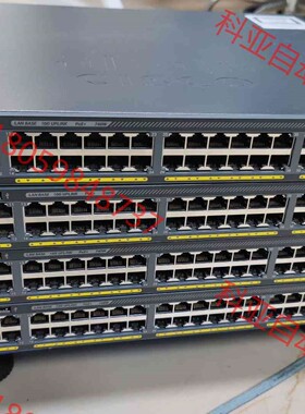 思科交换机WS-C2960X-48FPD-L二手成色九成新，
