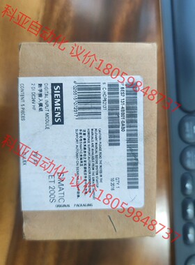 西门子ET200S开关量输入模块6ES7131-4BB01-