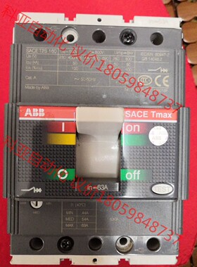 ABB，SACET2s160，3p63A塑壳断路器拆机九成新