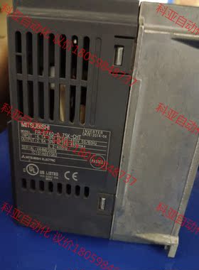 三菱750w变频器 FR-CS82S-042-60