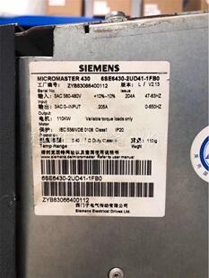 议价 6SE6430 MM430 2UD41 1FB0