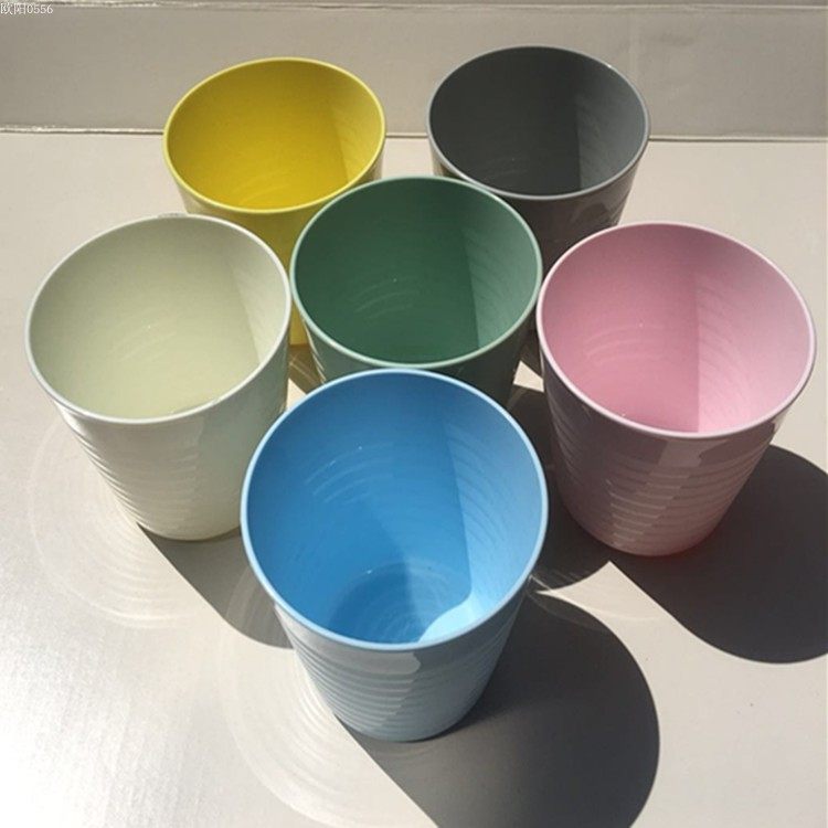 宜家正品儿童餐具塑料彩色大杯喝水杯啤酒杯子刷牙杯多色量大包邮