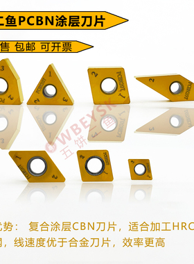 PCBN超硬刀片淬火件铸铁专用70度可用CCGW060204-2S PCBN20T TNGA