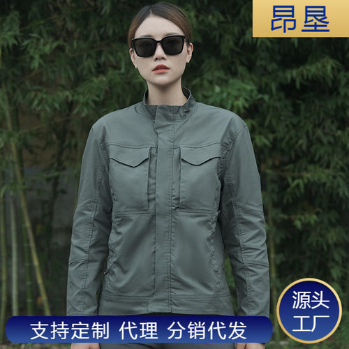 骑行刺客夹克升级版春秋户外机能服男薄款透气多口袋战术外套