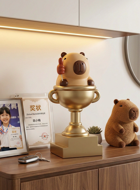 萌宠卡通树脂桌面摆件轻奢送礼