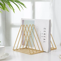 Nordic Ins Light Luxury Triangle Magazine Журнал газета на полках