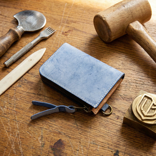 手工雾蜡植鞣头层牛皮男士钱包真皮短款拉链钱夹竖款驾驶证皮夹潮
