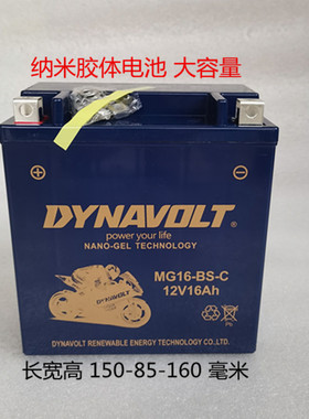 猛狮YTX16-BS摩托车电瓶宝马K1600 R1200RT 林荫大道免维护蓄电池