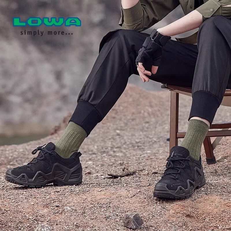 款德国作战靴户外鞋防水低帮