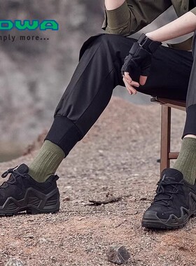 LOWA新款德国作战靴防水低帮登山徒步鞋ZEPHYR MK2 GTX男女款黑色