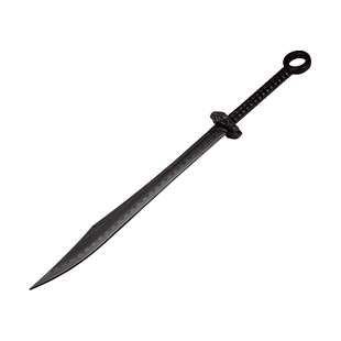 台湾龙裕塑钢抗战屠龙刀道具练习武术兵器车载防身神鹰剑龙剑鱼