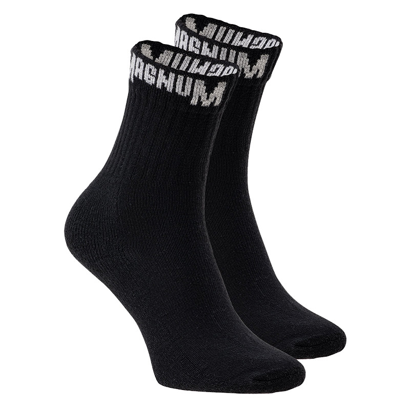 MAGNUM 马格南 户外战术基础袜舒适吸汗透气男袜 黑色 M801757
