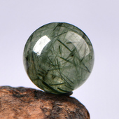 天然奶油体绿发晶散珠子DIY手工串珠配珠隔珠多宝手串饰品配件