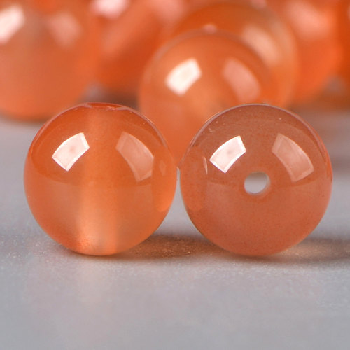 天然南红南红冰红玛瑙散珠子