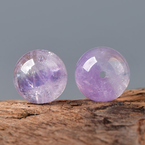 天然水晶紫锂辉碎冰冰散珠子