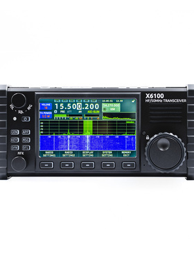 协谷短波电台X6100便携SDR全模式收发信机内置天调HF/50MHz