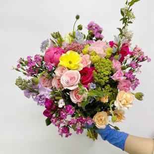 新鲜福袋 鲜花盲盒随机配花惊喜不断量大品种多家庭办公室DIY插花