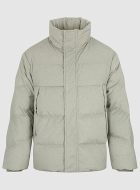 UR国内2025冬季男装时尚流光风休闲简约立领羽绒服UML150060