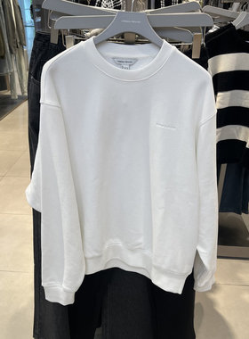 UR国内2025冬季男装简约休闲风百搭纯色圆领卫衣UUY450038