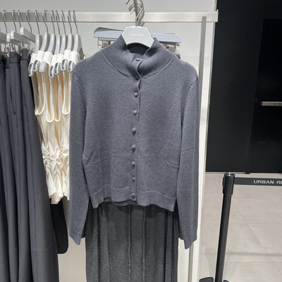 UR国内代购2025秋季女装简约格雷