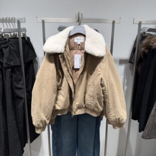 UR国内2026冬季女装复古时尚休闲工装风毛领羽绒服UYY160068