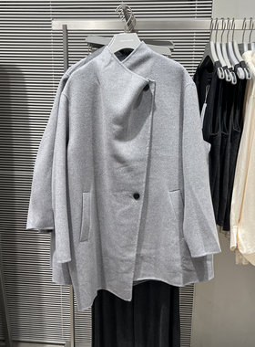 UR国内2025秋季女装高智感气质含羊毛毛呢大衣外套ULG150002