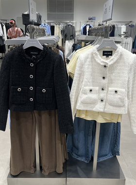 UR国内2025秋季女装流光风气质小香肌理感纽扣外套UWM150084