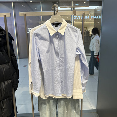 UR国内代购2025春季女装时尚撞色