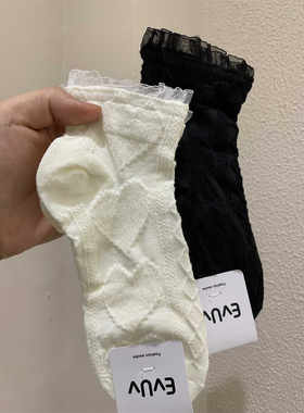 薄款爱心网眼女袜透气甜美春夏