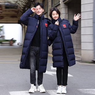 新款棉服大衣男长款冬训国服冬季训练女运动员过膝体院羽绒棉服
