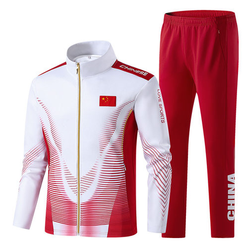 乒乓球服运动套装三件套男女长袖