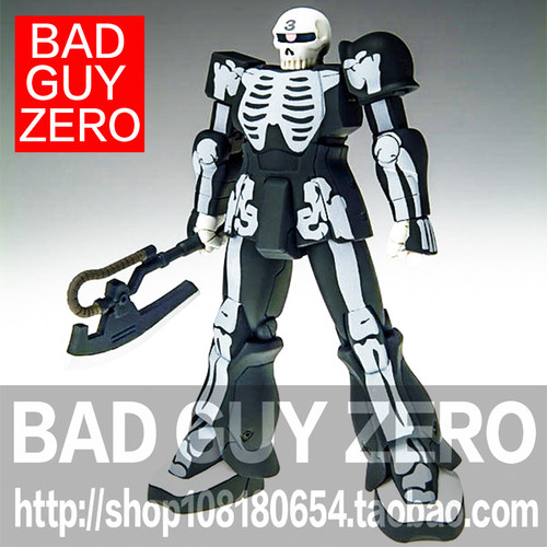 特价 万代 FIX 限定版 MINI FIG 高达 狂四狼 骷髅扎古 非ROBOT魂