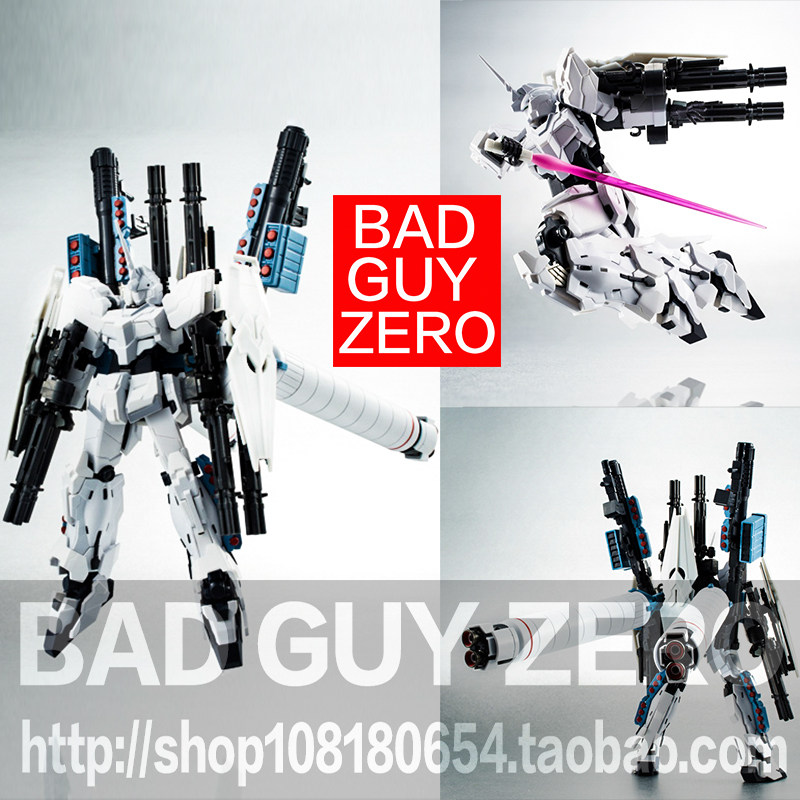 日版万代 ROBOT魂 UC 独角兽 高达 全装备 全武装 140 非 RG HGUC图片