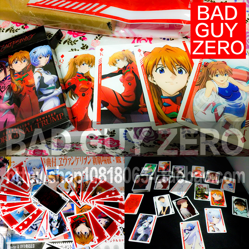 日版 限定版 EVA 明日香 绫波丽 扑克牌 非海洋堂 万代 寿屋 手办