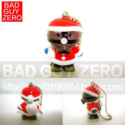日版 圣诞节限定版 高达 龟霸 钥匙扣 挂件 非FW 万代 HG ROBOT魂