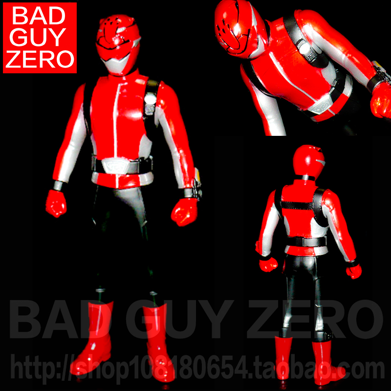 日版万代 金属色限定版 特命战队 Go Busters 红战士 软胶 非 SHF 模玩/动漫/周边/娃圈三坑/桌游 超级战队专区 原图主图