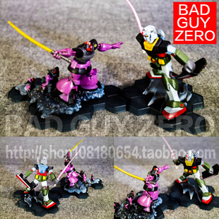 日版万代 高达 实战 RX-78-2 真实配色 力克大魔 场景 非 ROBOT魂