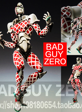 日版 黄金之风 JOJO奇妙冒险 手办 超像可动 绯红之王 medicos