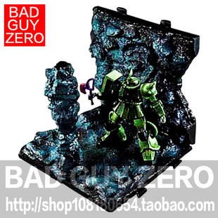 日版万代 限定版 扎古 高达 场景 非 ROBOT魂 RG 1/144 FIX HGUC