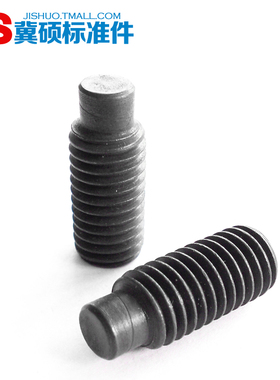 12.9级内六角凸端头紧定DIN915圆柱头内六角紧定M3M4M5M6M8M10M12