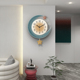 钟表挂钟客厅网红创意挂墙简约现代电子钟挂表高级感餐厅时钟挂画