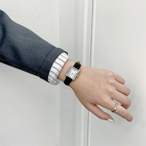 复古小众高级感经典方形手表女款