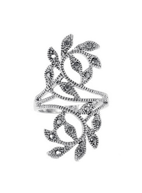 欧美复古宫廷风镂空缠绕小众戒指