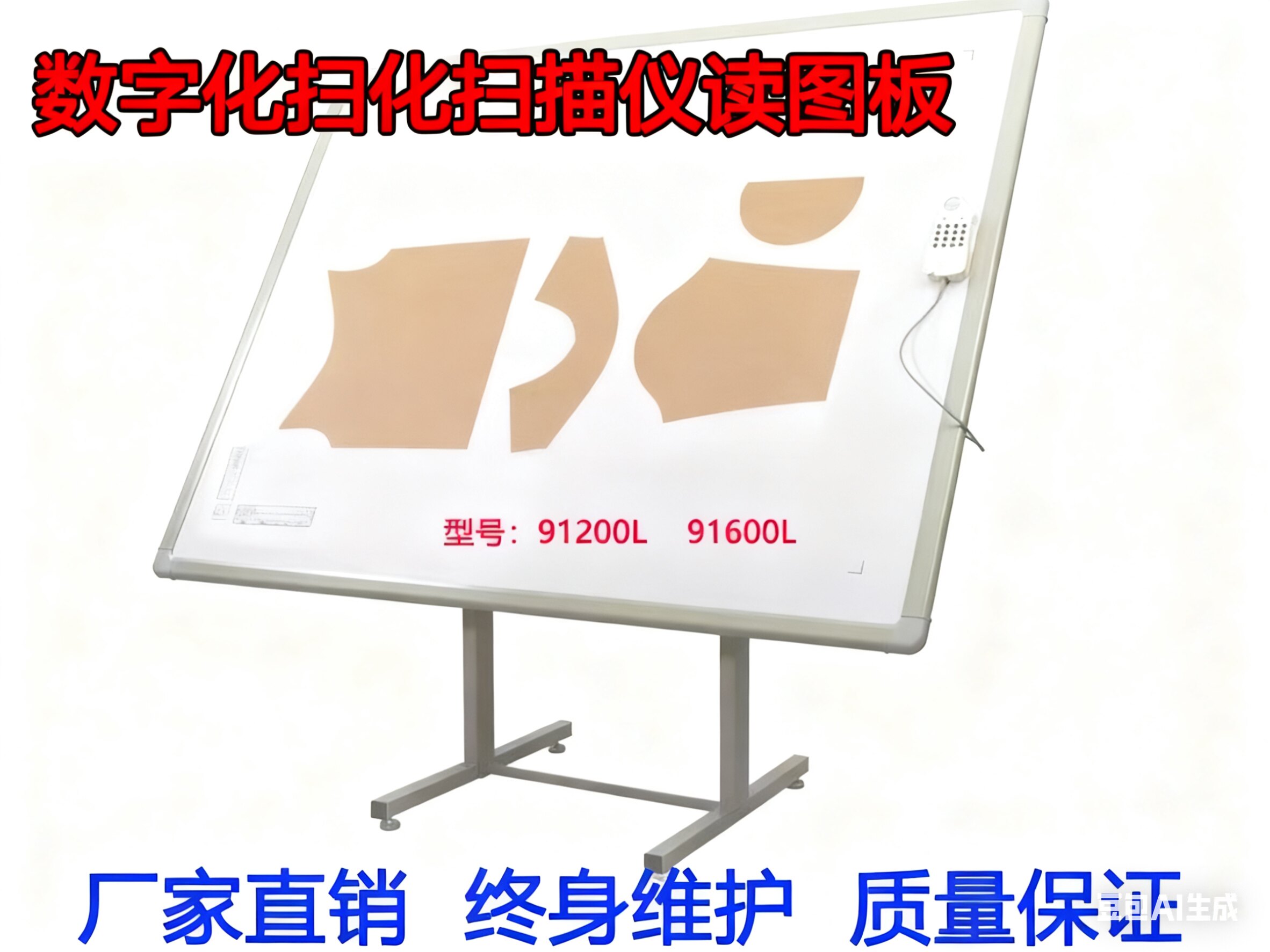数字化仪91200L扫描仪读图板纸样录入服装沙发汽车脚座垫鞋帽