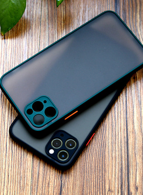 芯鲜适用iphone11手机壳磨砂苹果12 13手机壳摄像头全包11maxpro硅胶防摔手机套13promax女款网红镜头保护pro