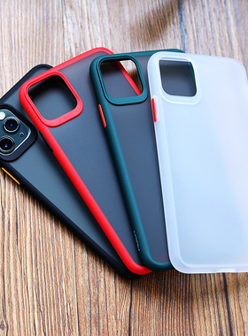 ROCK适用苹果11手机壳iPhone11新款11 pro MAX全包硅胶边防摔套iphone11promax磨砂薄硬壳ins男女情侣保护壳