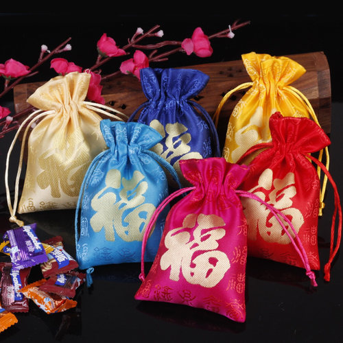新年福袋红色大号锦囊袋