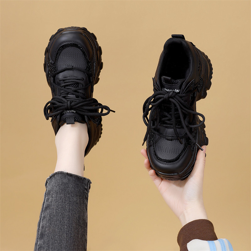 厚底老爹鞋女2025年秋冬季新款增高百搭轻便舒适运动鞋防滑休闲鞋,女鞋,老爹鞋,淘宝优惠券,粉丝福利购,淘宝优惠卷