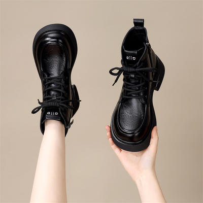 2025秋冬季新款英伦风百搭马丁靴