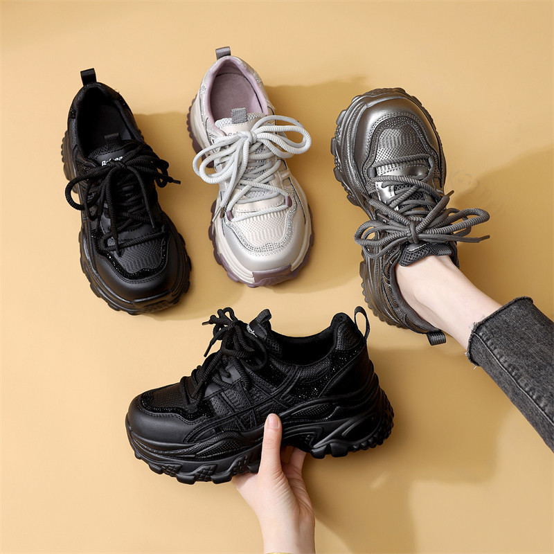 厚底增高老爹鞋2026春秋新款时尚百搭运动鞋轻便舒适不累脚休闲鞋,女鞋,老爹鞋,淘宝优惠券,粉丝福利购,淘宝优惠卷